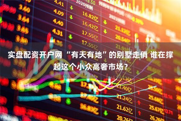 实盘配资开户网 “有天有地”的别墅走俏 谁在撑起这个小众高奢市场？