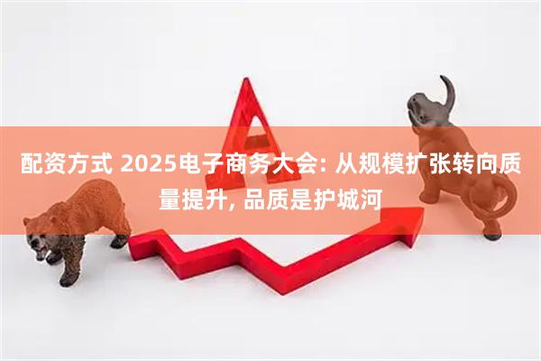 配资方式 2025电子商务大会: 从规模扩张转向质量提升, 品质是护城河